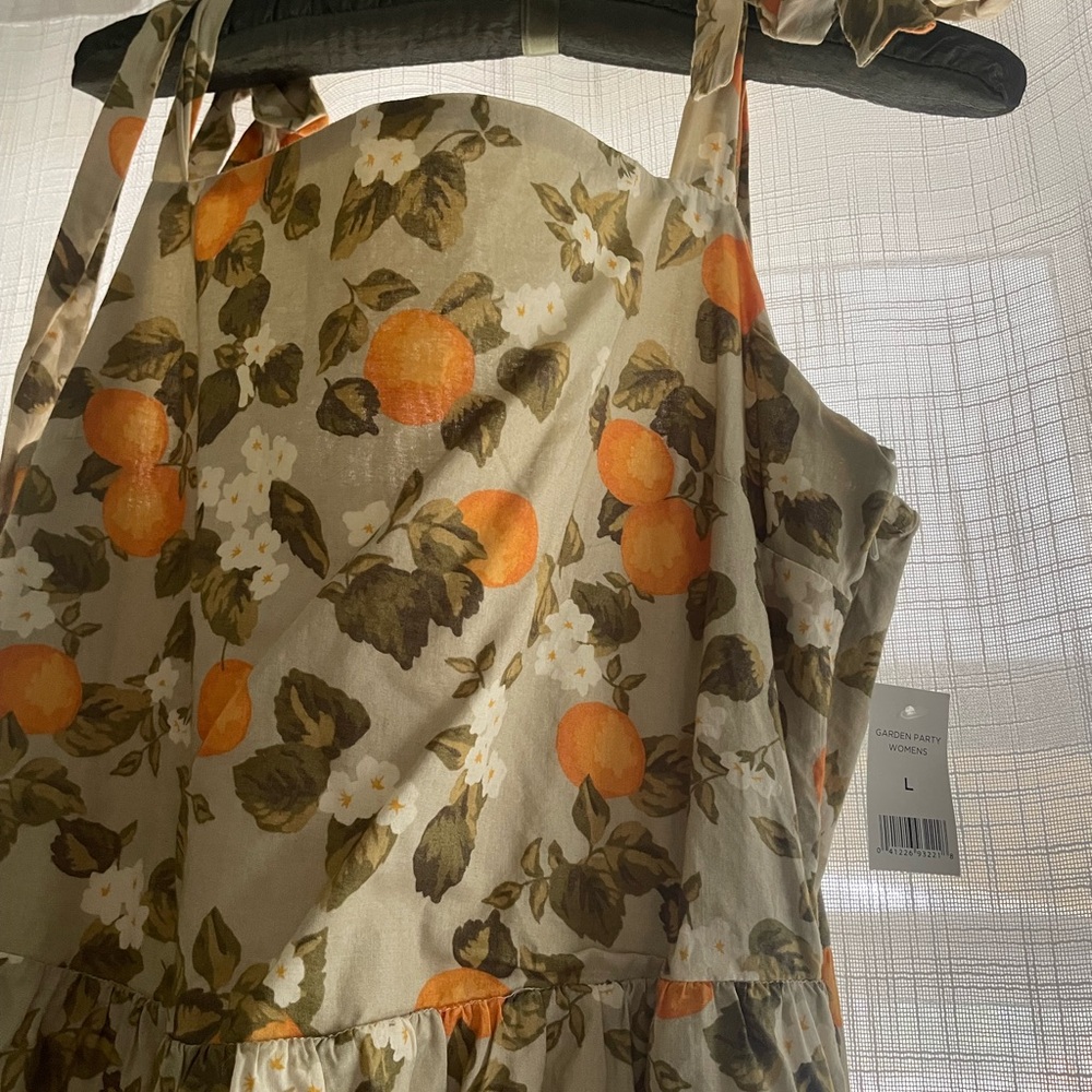 Garden Party Orange Blossom Maxi w/ Tie Straps 🍊🌼🌱